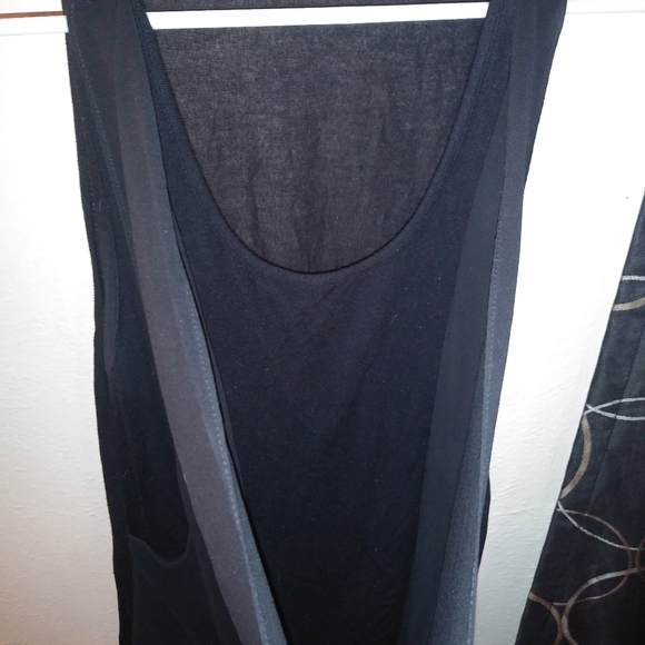 Women's tank top with sheer overlay - Picture 2 of 3